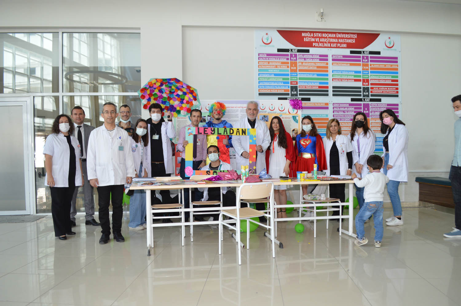 Muğla Eğitim ve Araştırma Hastanesinde 23 Nisan Ulusal Egemenlik ve Çocuk Bayramı Heyecanı.